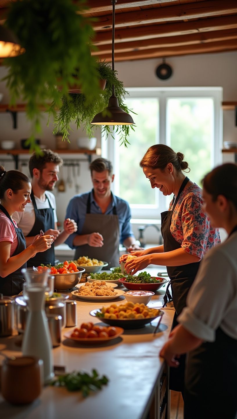 Σαλάτα με βιολογικά υλικά και ελαιόλαδο.