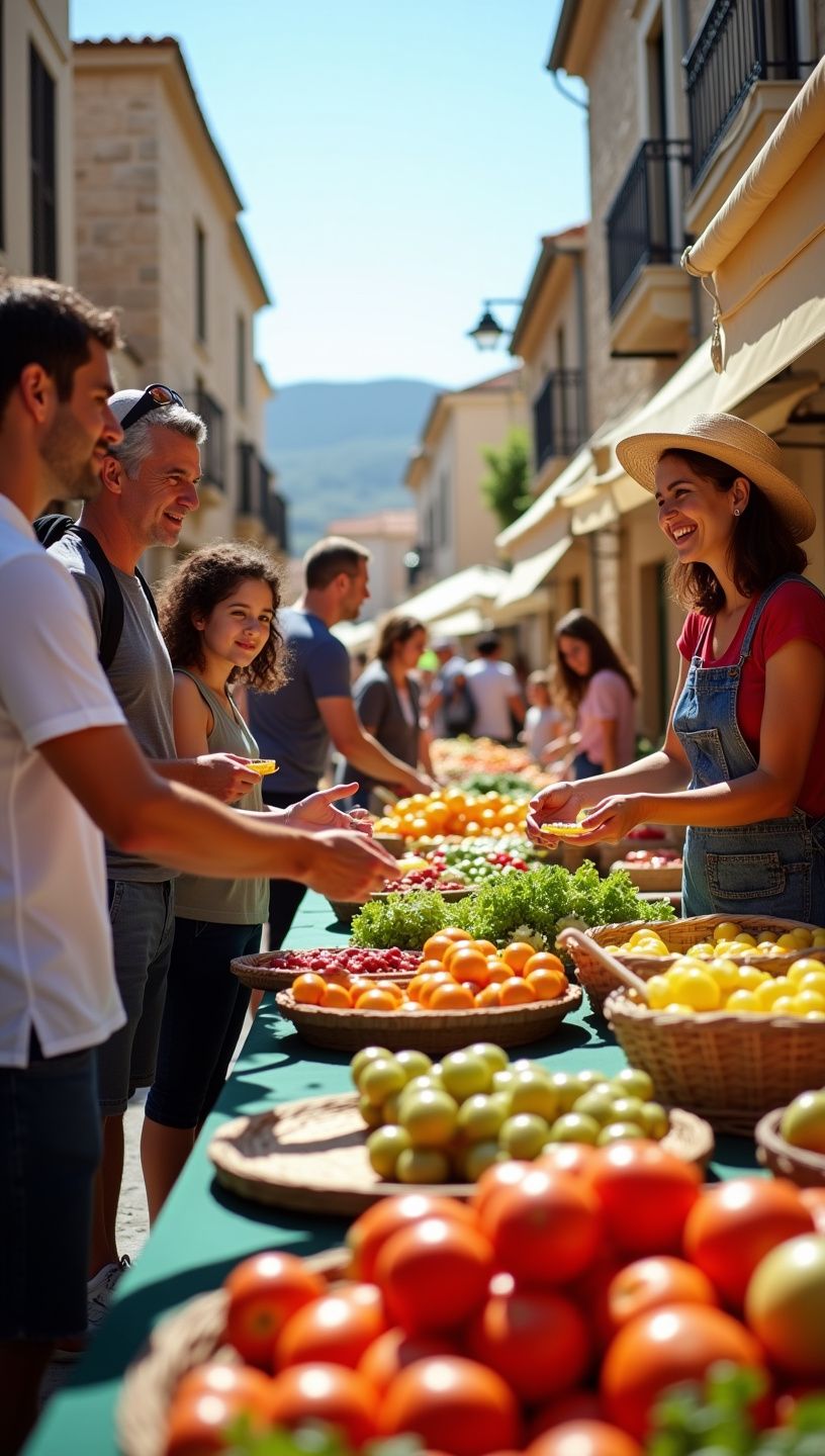 Προϊόντα αρτοποιίας από τοπικούς παραγωγούς.